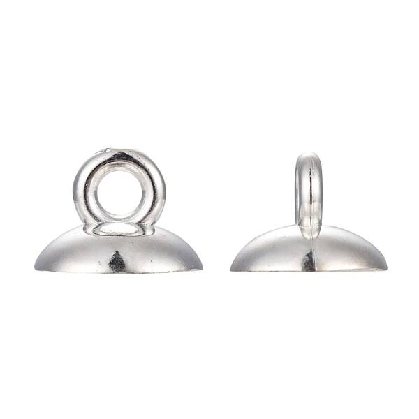 Plastic Bead Cap Pendant Bails