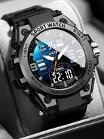 Men's Sporty Digital Watch, Fashionable Digital Watch with Digital Display, Trendy Watch for Daily Life, without Box