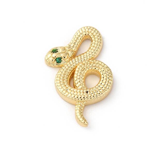 Brass Pave Clear Cubic Zirconia Pendants