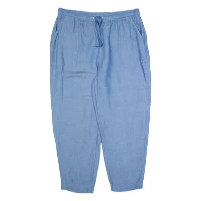 JOULES Mens Trousers Blue Relaxed Tapered W36 L26
