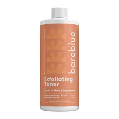 Bareblue Exfoliating Toner with Apple Citrus and Sugarcane, Non-Toxic Formula 4 fl oz 118 mL