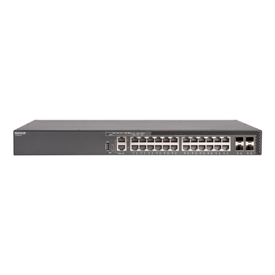 ICX8200-24P Ruckus Networks ICX 8200 24 x Ports PoE+ 10/100/1000Base-T + 4 x Ports 25GbE SFP28 Stacking Rack-mountable Manage...