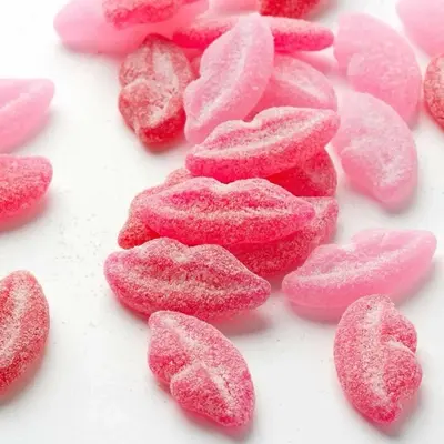 Sour Pucker Up Gummy Lips - 1 Lb. Bag Allergy-Friendly (No major 8 allergens: No Peanuts, No Tree Nuts, No Dairy, No Egg, No ...