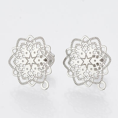 Non-Tarnish 304 Stainless Steel Stud Earring Findings