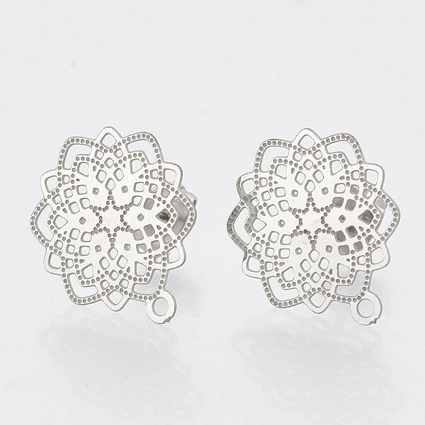 Non-Tarnish 304 Stainless Steel Stud Earring Findings