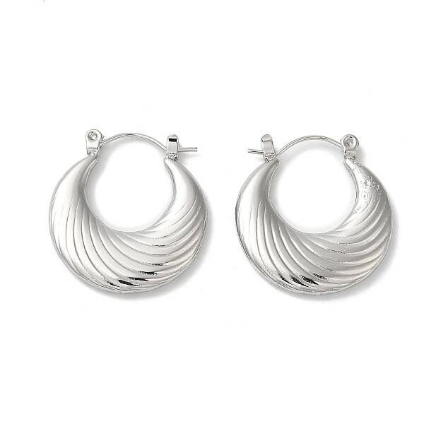 Non-Tarnish 304 Stainless Steel Hoop Earrings for Women