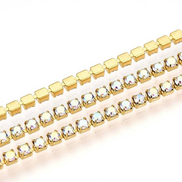 Iron Rhinestone Cup Chains
