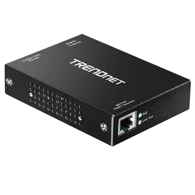 TPE-E100 TRENDnet Single Port Gigabit Ethernet RJ-45 PoE+ Wall-mountable Repeater