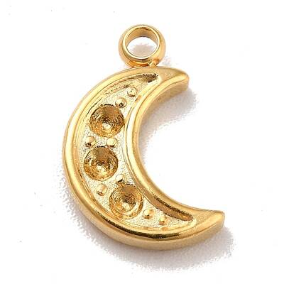 Ion Plating(IP) 304 Stainless Steel Pendants Rhinestone Setting