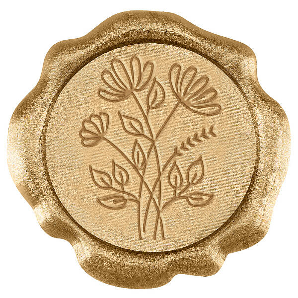 50Pcs Adhesive Wax Seal Stickers
