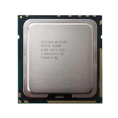E5503 Intel Xeon E5503 Dual-Core 2.00GHz 4.8GT/s QPI 4MB L3 Cache Socket LGA1366 Processor