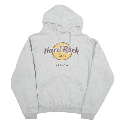 HARD ROCK CAFE Krakow Womens Grey Hoodie L