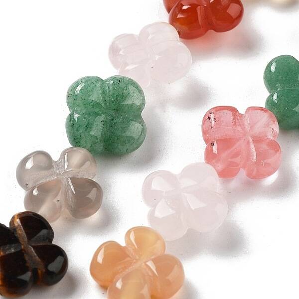 Natural & Synthetic Mixed Gemstone Beads Strands