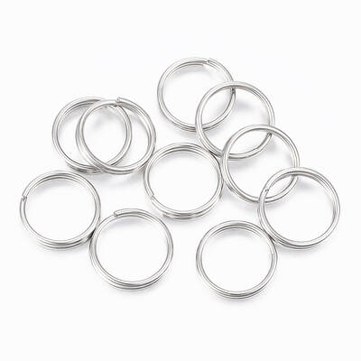 Tarnish Resistant 304 Stainless Steel Split Rings