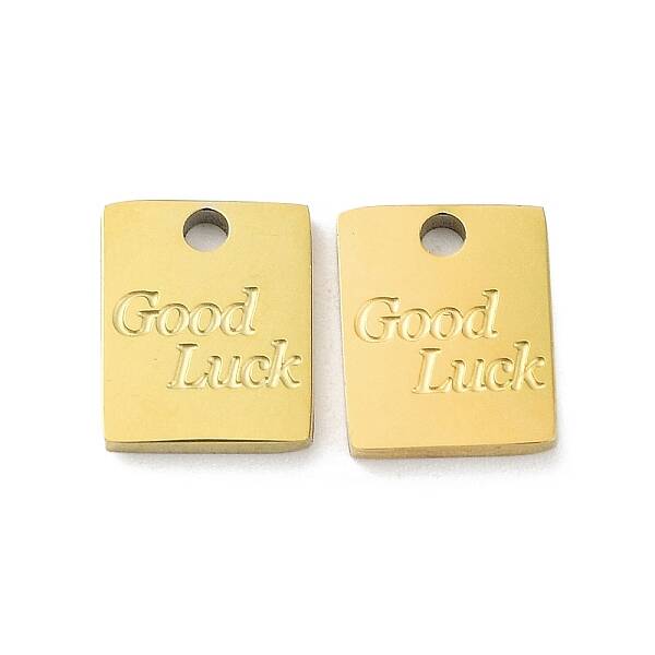 Ion Plating(IP) 316L Surgical Stainless Steel Charms
