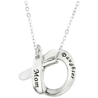 XO Mother Daughter Necklace - Set of 2