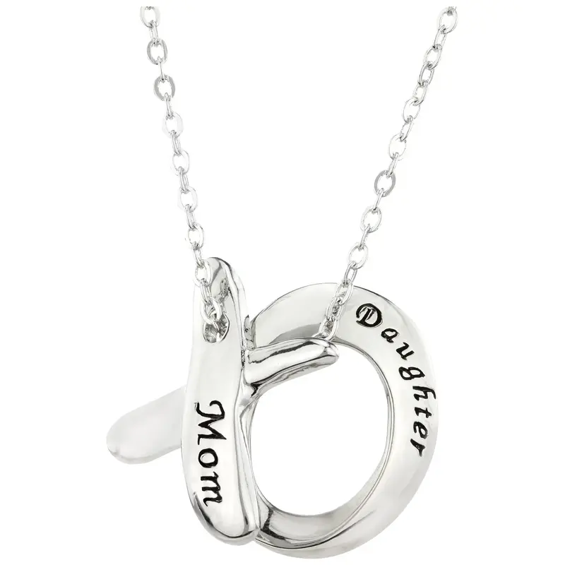 XO Mother Daughter Necklace - Set of 2