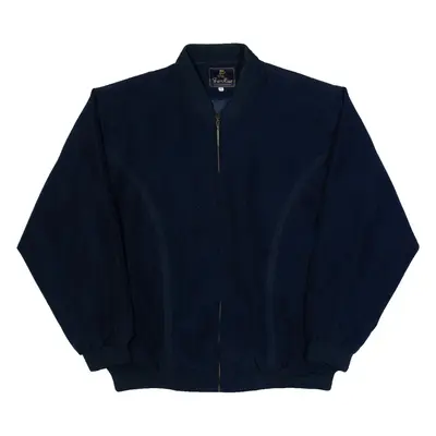 STYLEINFRENCH Mens Bomber Jacket Blue M