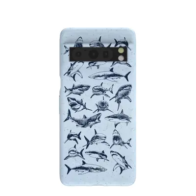 Powder Blue Great White Google Pixel 8 Pro Case