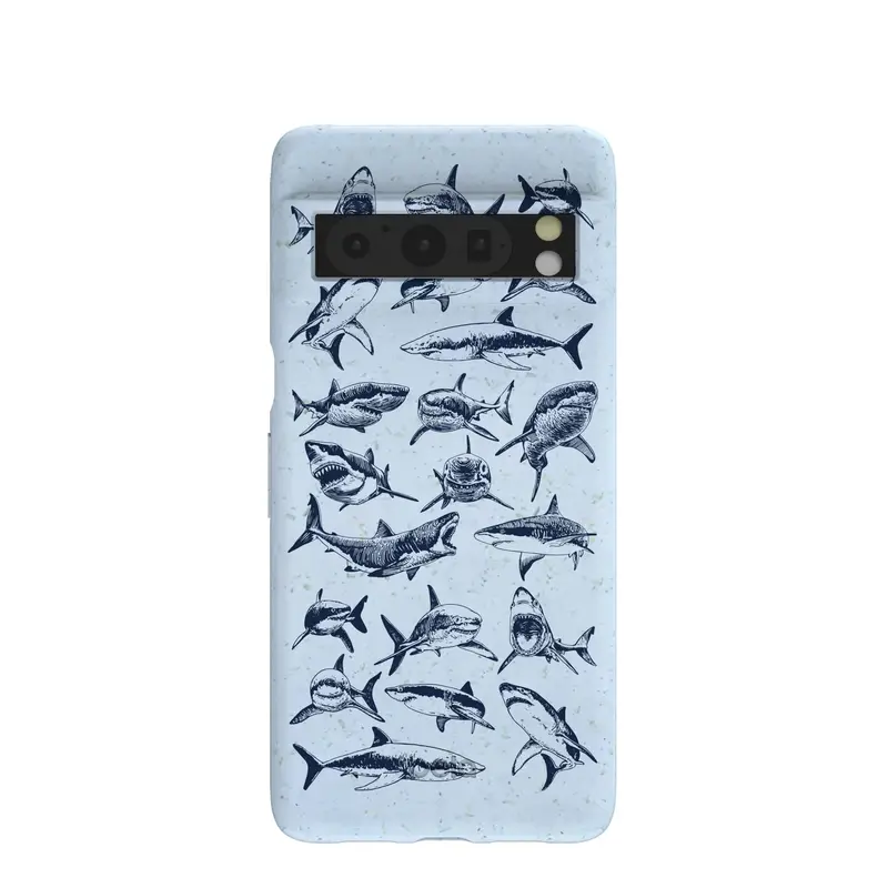 Powder Blue Great White Google Pixel 8 Pro Case
