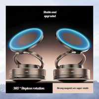 A 360° rotating vacuum magnetic phone holder, car/desktop vacuum adsorption, supports 360° rotation and folding design, han...