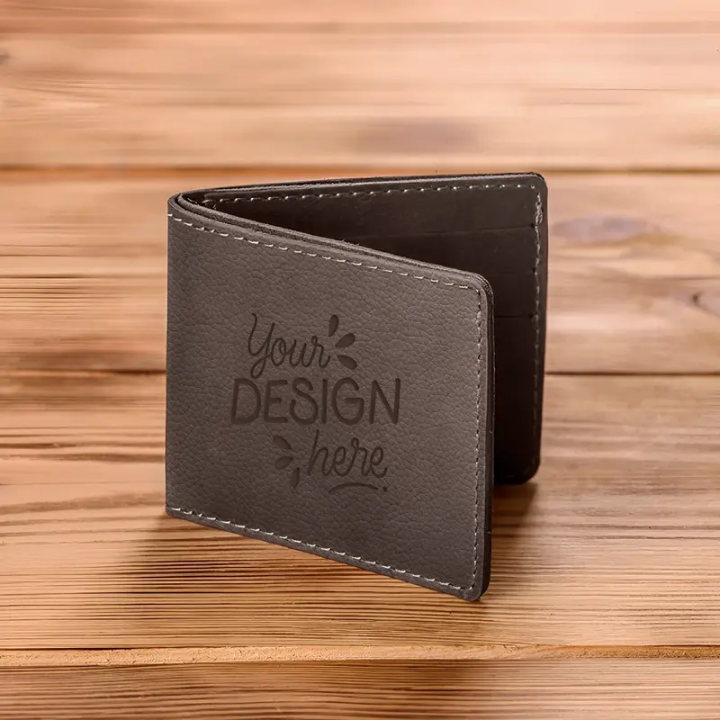 Leather Wallet - Rustic-Five Sides