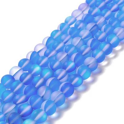Synthetic Moonstone Beads Strands