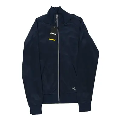 Diadora Track Jacket - XS Navy Polyester