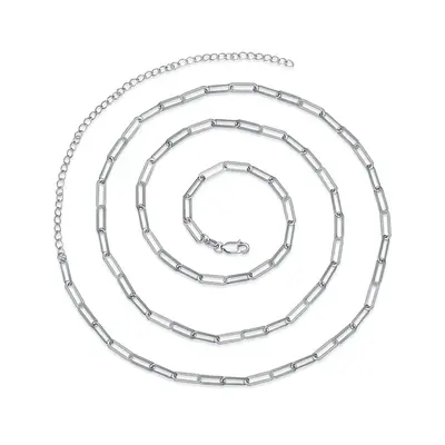 Sterling Silver Belly Waist Paperclip Body Chain Sexy Beach Bikini Body Jewelry Adjustable Belly Chain Jewelry For Women Best...