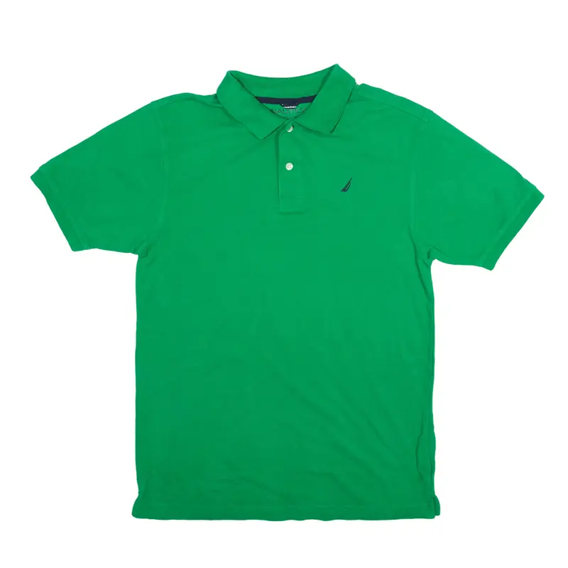 NAUTICA Polo Shirt Green Short Sleeve Boys XL