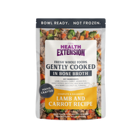 Gently Cooked Lamb And Carrot Recipe Dog Food | Health Extension
