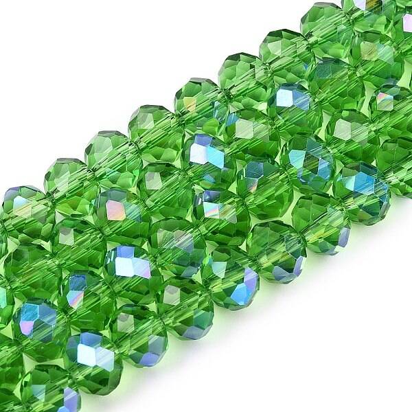 Electroplate Glass Beads Strands