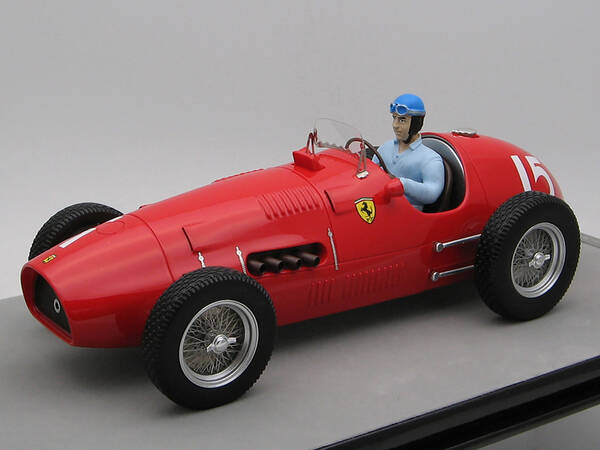 Ferrari 500 #15 Alberto Ascari Winner Formula Two F2 England GP (1952) with Driver Figure Mythos Series Limited Edition to 70...