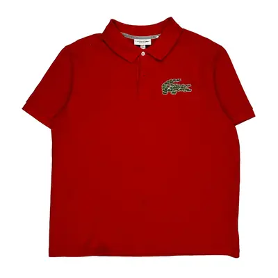 Lacoste Polo Shirt - 2XL Red Cotton | Size: xx-large