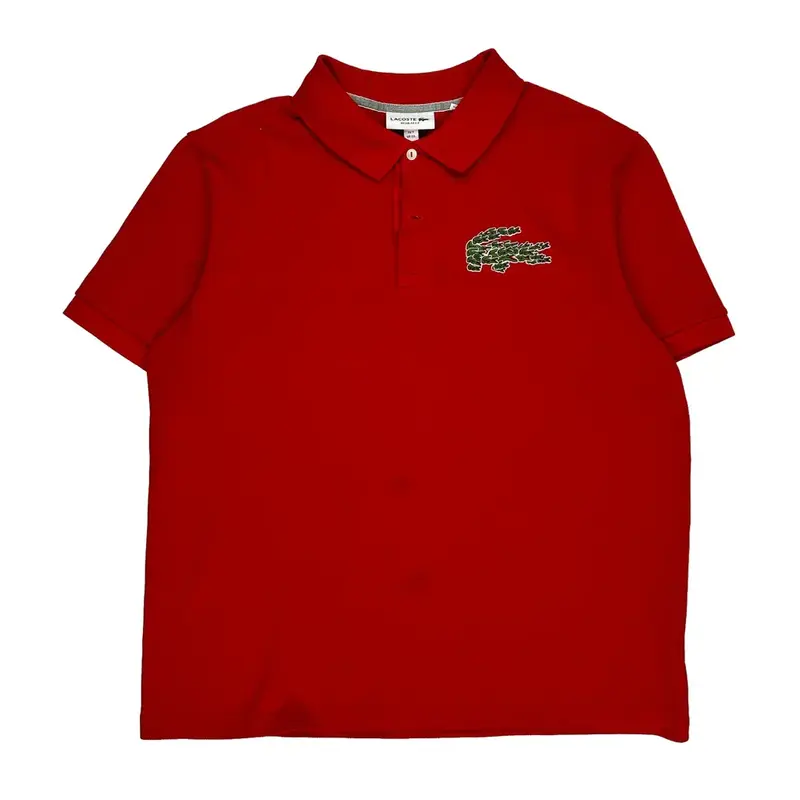 Lacoste Polo Shirt - 2XL Red Cotton | Size: xx-large