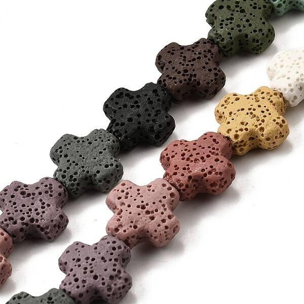 Natural Lava Rock Beads Strands