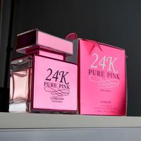 24k Gold/Pink EDP Perfume for Women, Long Lasting Perfume for Daily Life, Sweet Fruity Original Authentic Fragrance