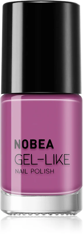 NOBEA Day-to-Day Gel-like nail polish gel effect color #N70 Pink orchid 6ml