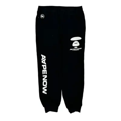 A Bathing Ape Joggers - Large Black Cotton