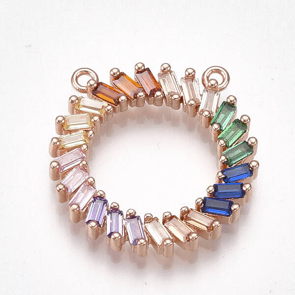 Brass Cubic Zirconia Pendants