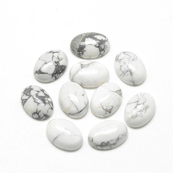 Natural Howlite Cabochons