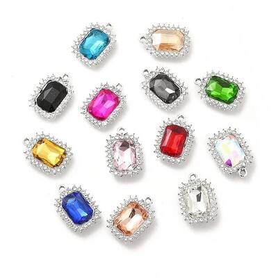 Alloy Glass Pendants