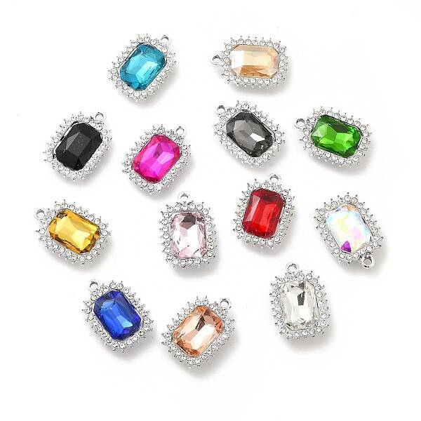 Alloy Glass Pendants