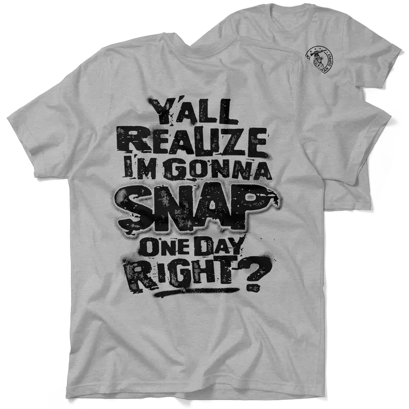 Snap - Heather Gray T-Shirt