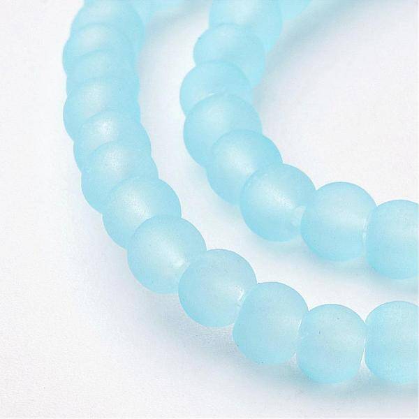 Transparent Glass Bead Strands