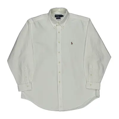 Yarmouth Ralph Lauren Shirt - XL White Cotton