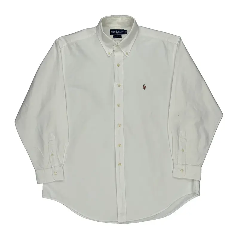 Yarmouth Ralph Lauren Shirt - XL White Cotton