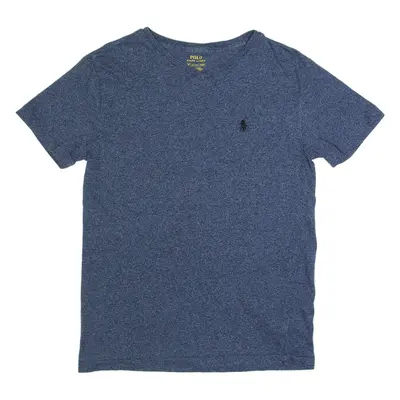 POLO RALPH LAUREN Mens T-Shirt Blue V-Neck XS