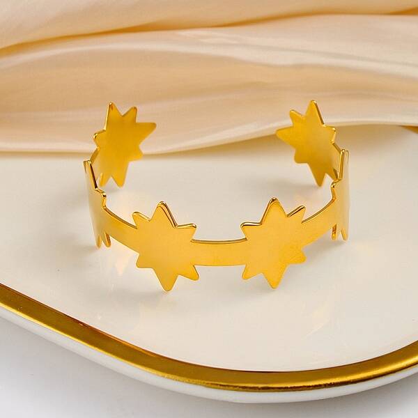 304 Stainless Steel Cuff Bangles for Women