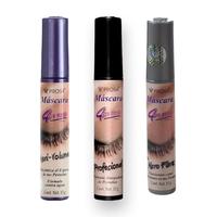 Prosa 4 in 1, (3 Pack) Mascara Maxi Volumen with Micro Fibras, Professional Black, 4 in 1 Eyelash Makeup Volumizing Water Pro...